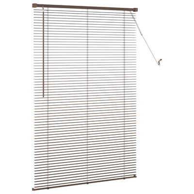 Żaluzja wenecka Ciemnobrązowy ze wzorem 150 x 70 cm 25 mm PVC
