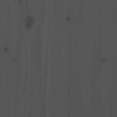 vidaXL Biurko, szare, 110x50x75 cm, lite drewno sosnowe