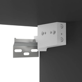 vidaXL Szafka wisząca pod TV, czarna, 60x30x30 cm