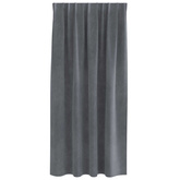 Zasłony zaciemniające 2 pcs Jasnoszary 140 x 175 cm Aksamit