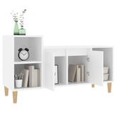 vidaXL Szafka pod TV, biała, 100x35x55 cm, materiał drewnopochodny model standard
