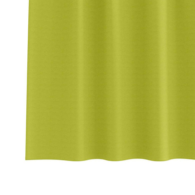 Firany blackout z kółkami 2 pcs Zielony 140 x 140 cm Poliester
