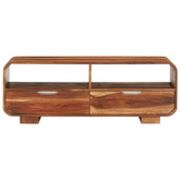 vidaXL Szafka pod TV, 110x30x40 cm, lite drewno akacjowe
