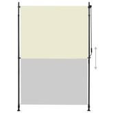 vidaXL Roleta zewnętrzna, 150x270 cm, kremowa