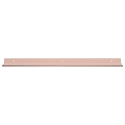 Półka wisząca 2 szt. Różowy 60 x 8,5 x 2,5 cm Stal