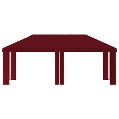 Pokrycie altany 6 x 3 m bordowy Poliester 190 gsm