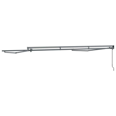 Rama markizy Z regulacją Antracyt 4 × 3 m Stal