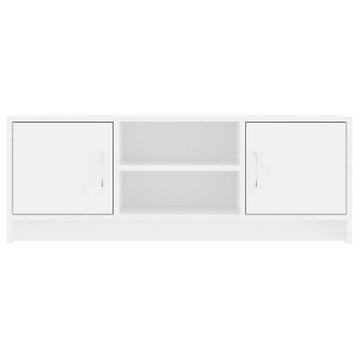 vidaXL Szafka pod TV, biała, 102x30x37,5 cm, materiał drewnopochodny