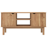 vidaXL Szafka pod TV OTTA, 113,5x43x57 cm, lite drewno sosnowe