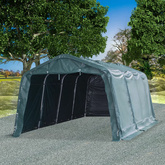 Namiot dla bydła, PVC 550 g/m?, 3,3 x 6,4 m, ciemnozielony