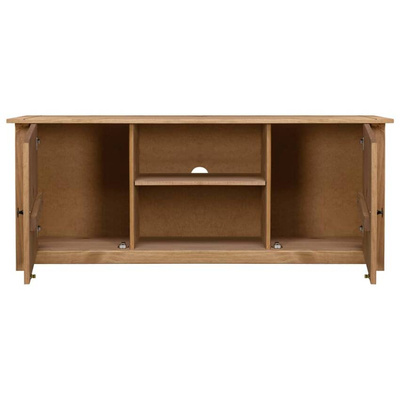 vidaXL Szafka pod TV, 120x40x50 cm, lita sosna, seria Panama