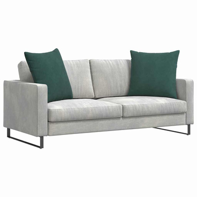 Poduszki na sofę 2 pcs Ciemna zieleń 80 x 80 cm