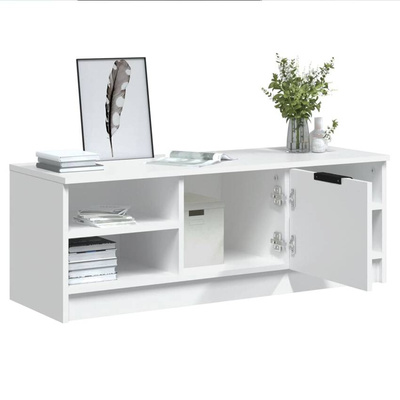 vidaXL Szafka pod TV, biała, 102x35,5x36,5 cm, materiał drewnopochodny