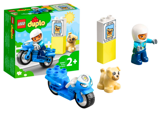 Klocki LEGO DUPLO TOWN Motocykl Policyjny 10967