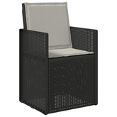Poduszki na Siedzisko i Oparcie 4 pcs jasnoszary 47 x 45 x 2 cm