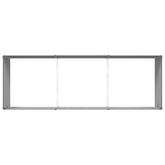 Donica Antracyt 290 x 100 x 45 cm Stal Galwanizowana
