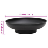 Palenisko, 57 cm, stal vidaXL