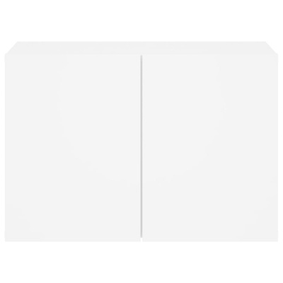 Ścienna szafka TV, biała, 60x30x41 cm