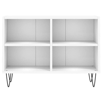 vidaXL Szafka pod TV, biała, 69,5x30x50 cm, materiał drewnopochodny