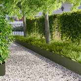 Krawężnik do trawnika 20 szt. 103 x 30 cm Stal Oliwkowy zielony