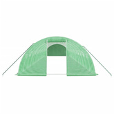 Szklarnia ze stalową ramą, zielona, 56 m?, 14x4x2 m
