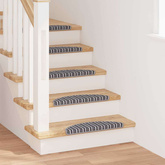 Samoprzylepne maty na schody 15 pcs Szary 56 x 17 x 3 cm