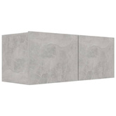 vidaXL Szafka pod TV, szarość betonu, 80x30x30 cm