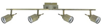 Lampa sufitowa Candellux 94-29150 Cesar listwa 4X50W GU10 patyna