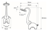 Lampka biurkowa K-BL1603 BIAŁY z serii SŁONIK