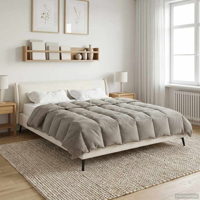 Zimowa Kołdra Kwiłtowany Zielony 200 x 220 cm Mikrofibra