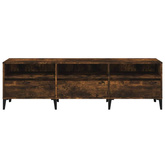 vidaXL Szafka pod TV, przydymiony dąb, 150x30x44,5 cm