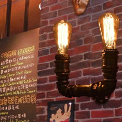 Kinkiet Led Industrialny Rury Retro 2xE27 Aruzzo Tubo