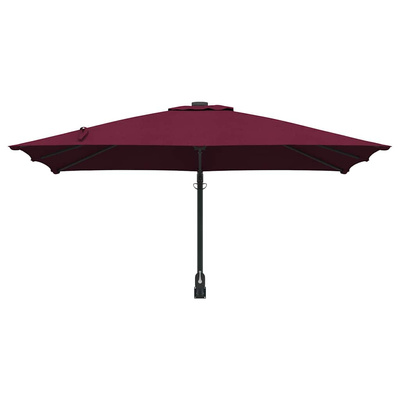 Parasolka ogrodowa Bordeaux Czerwony 248,5 x 247,5 x 160 cm
