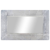 vidaXL Lustro ścienne w stylu Aviator, 80x50 cm, metalowe