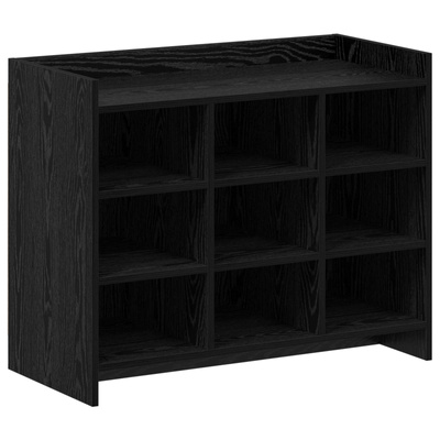 Szafka na buty Czarny dąb 85 x 39,5 x 70 cm Drewno inżynieryjne