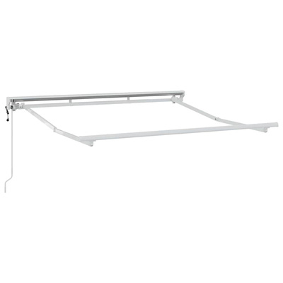Rama markizy Z regulacją Biały 2,5 x 2 m Stal