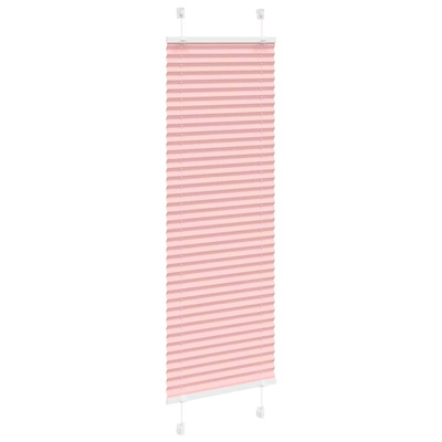 Roleta plisowana różowa 45x100 cm Szerokość tkaniny 44,4cm