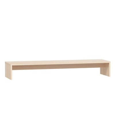 vidaXL Podstawka na monitor, 100x27x15 cm, lite drewno sosnowe