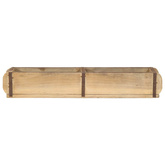 Taca 4 pcs Brązowy 57 x 15 x 9 cm Lite Drewno Recyklingowe