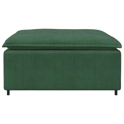Modułowy podnóżek do sofy modułowej ciemnozielona 100x100x48 cm