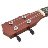 Ukulele sopranowe z pokrowcem, dla dzieci, naturalne, 21