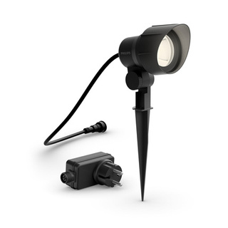 Zestaw podstawowy 1szt reflektor wbijany LED LV spot 2700K 600lm IP44 czarny Philips