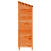 Shed ogrodowy brązowy 106 x 56 x 176,5 cm Drewno Świerkowe