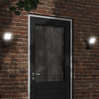 Zewnętrzny kinkiet LED, czarny, odlewane aluminium