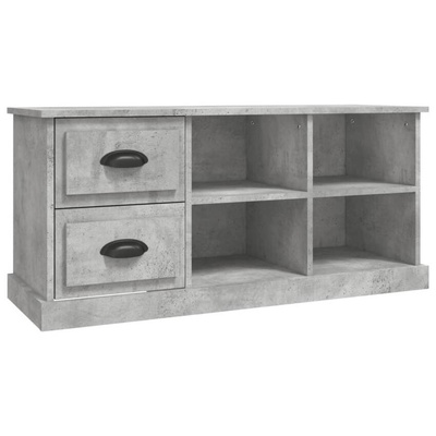 vidaXL Szafka pod TV, szarość betonu, 102x35,5x47,5 cm