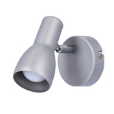 Lampa ścienna Candellux kinkiet Picardo 91-43917  E14 szary srebrny