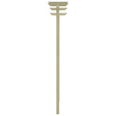 Pergola ogrodowa, impregnowane drewno sosnowe, 180x210x40cm