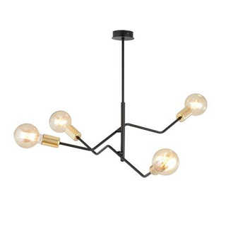 Lampa sufitowa  BOLT 4 BLACK GOLD