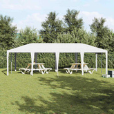 Namiot Imprezowy Biały 800 x 400 x 266 cm Polietylen i Stal