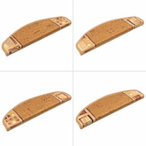 Samoprzylepne nakładki na schody, 15 szt., beżowe, 65x21x4 cm